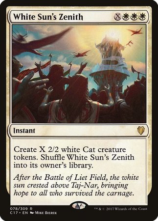 White Sun's Zenith [Commander 2017] | Good Games Cannington