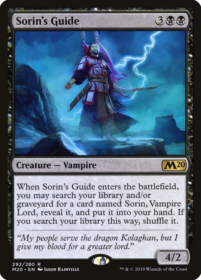 Sorin's Guide [Core Set 2020] | Good Games Cannington