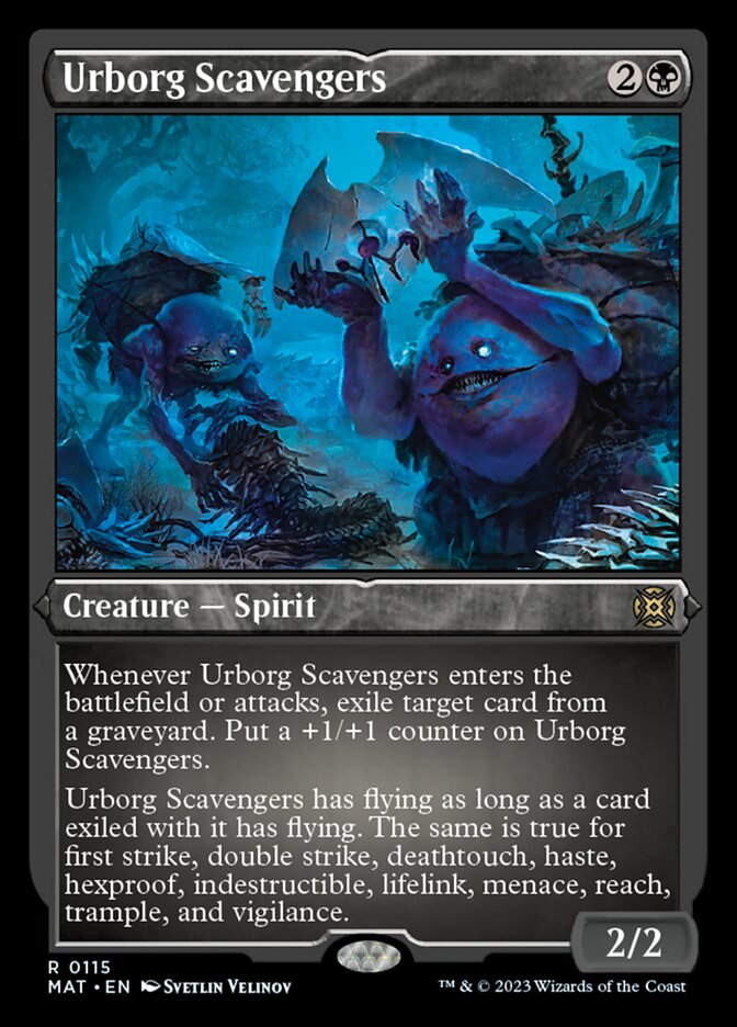 Urborg Scavengers (Foil Etched) [March of the Machine: The Aftermath] | Good Games Cannington