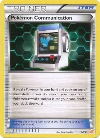 Pokemon Communication (24/30) [Black & White: Trainer Kit - Excadrill] | Good Games Cannington