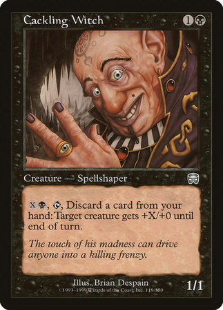 Cackling Witch [Mercadian Masques] | Good Games Cannington