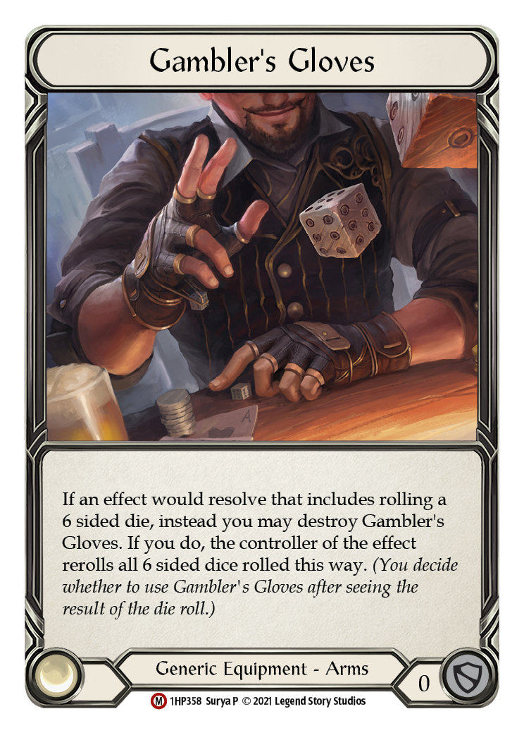Gambler's Gloves [1HP358] (History Pack 1) | Good Games Cannington