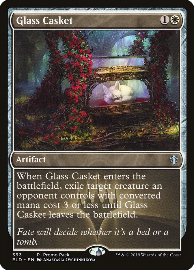 Glass Casket (Promo Pack) [Throne of Eldraine Promos] | Good Games Cannington