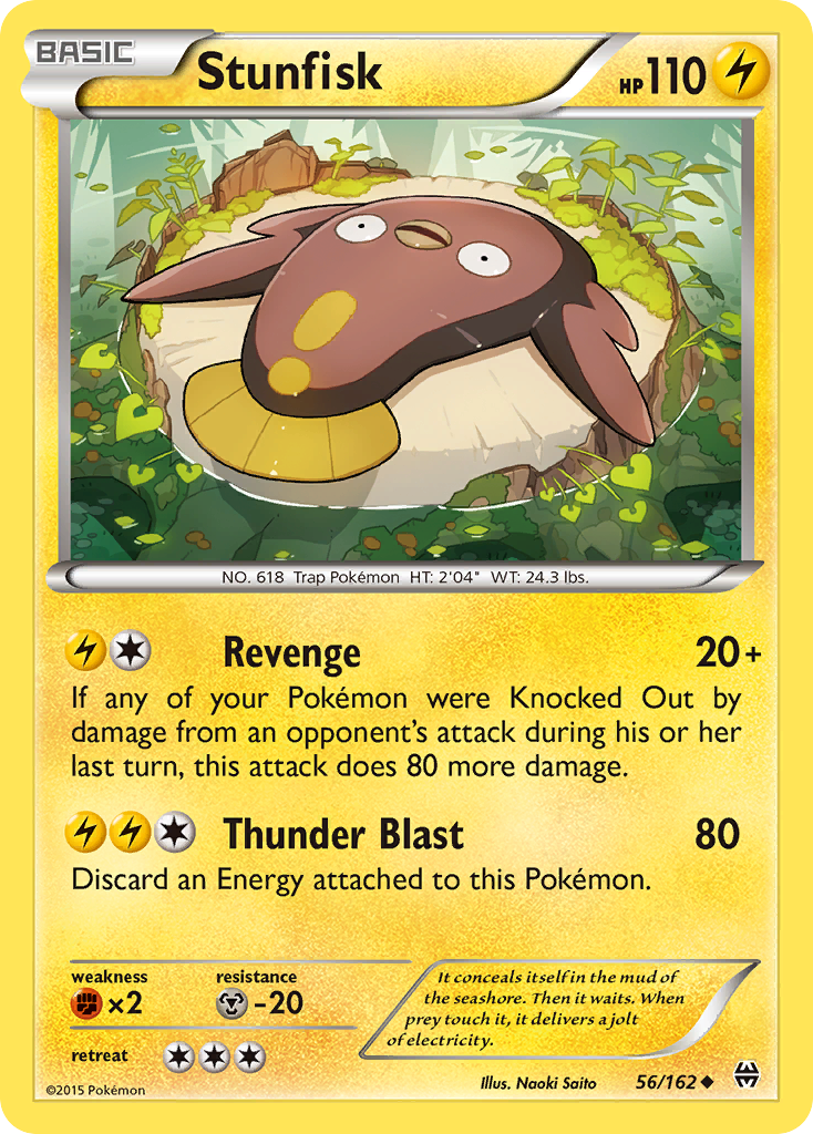Stunfisk (56/162) [XY: BREAKthrough] | Good Games Cannington