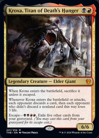 Kroxa, Titan of Death's Hunger [Theros Beyond Death] | Good Games Cannington