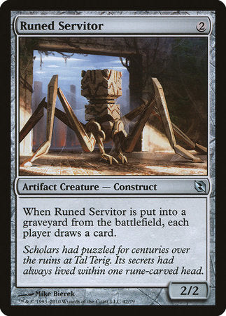 Runed Servitor [Duel Decks: Elspeth vs. Tezzeret] | Good Games Cannington