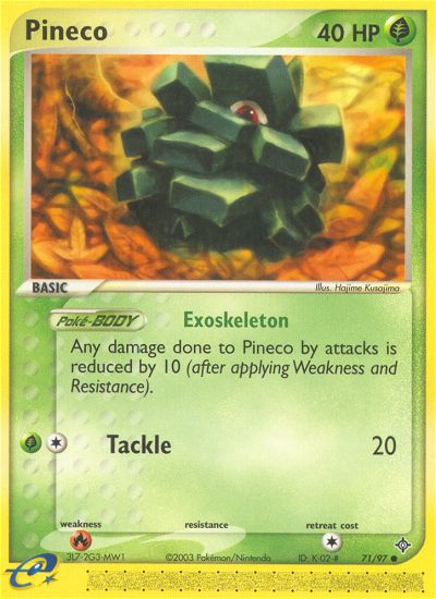 Pineco (71/97) [EX: Dragon] | Good Games Cannington