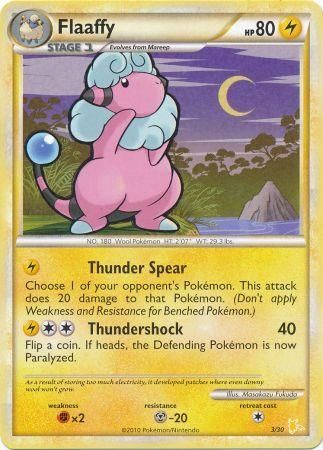 Flaaffy (3/30) [HeartGold & SoulSilver: Trainer Kit - Raichu] | Good Games Cannington