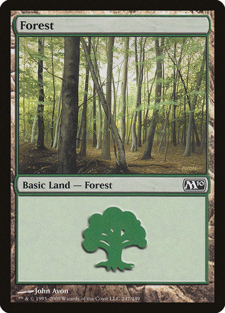 Forest (247) [Magic 2010] | Good Games Cannington