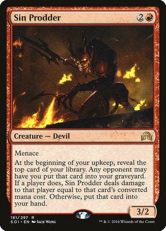 Sin Prodder [Shadows over Innistrad] | Good Games Cannington