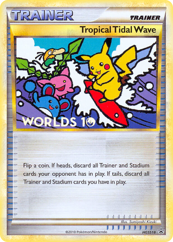 Tropical Tidal Wave (HGSS18) [HeartGold & SoulSilver: Black Star Promos] | Good Games Cannington