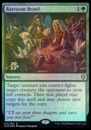 Barroom Brawl [Commander Legends: Battle for Baldur's Gate Prerelease Promos] | Good Games Cannington