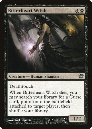 Bitterheart Witch [Innistrad] | Good Games Cannington