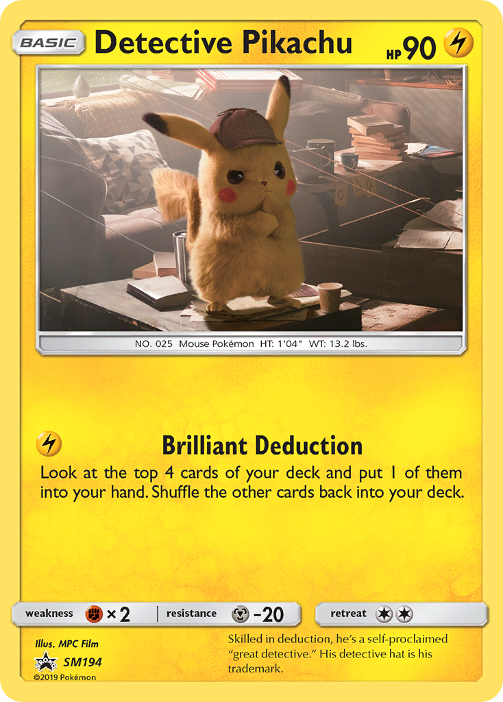 Detective Pikachu (SM194) [Sun & Moon: Black Star Promos] | Good Games Cannington
