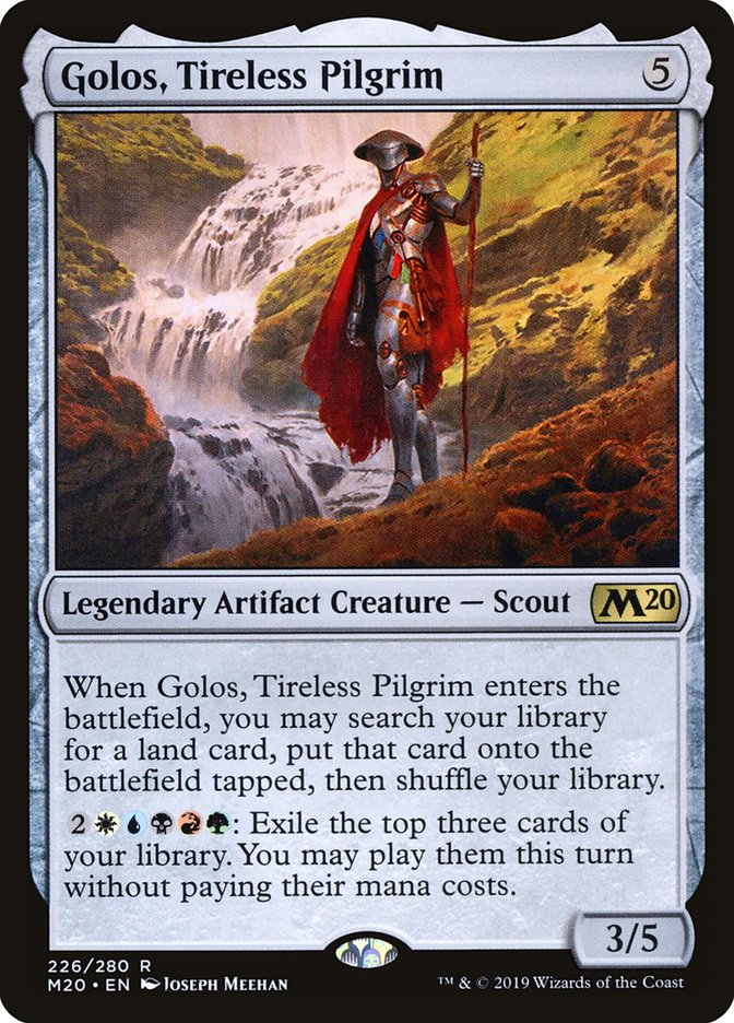 Golos, Tireless Pilgrim [Core Set 2020] | Good Games Cannington