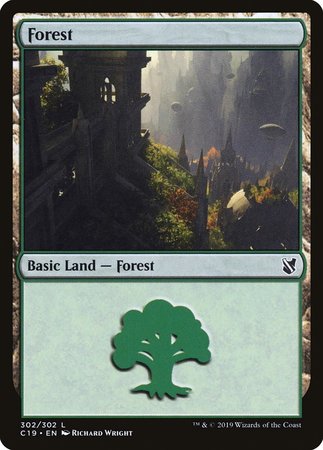 Forest (302) [Commander 2019] | Good Games Cannington