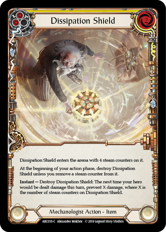 Dissipation Shield [ARC035-C] 1st Edition Rainbow Foil | Good Games Cannington