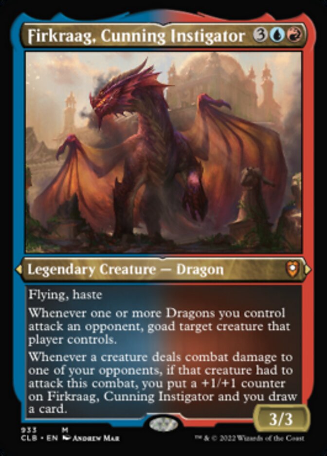 Firkraag, Cunning Instigator (Display Commander) (Foil Etched) [Commander Legends: Battle for Baldur's Gate] | Good Games Cannington