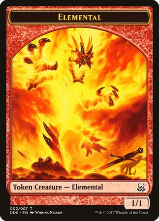 Elemental Token [Duel Decks: Mind vs. Might Tokens] | Good Games Cannington