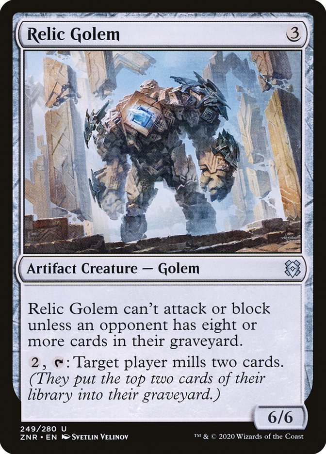 Relic Golem [Zendikar Rising] | Good Games Cannington