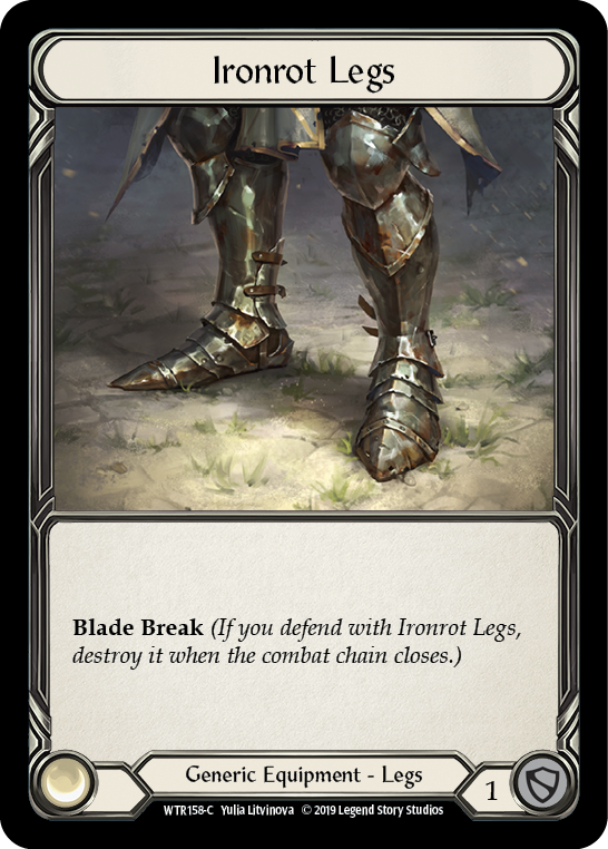 Ironrot Legs [WTR158-C] Alpha Print Cold Foil | Good Games Cannington