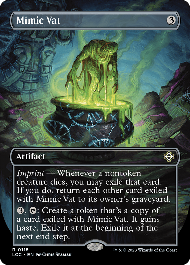 Mimic Vat (Borderless) [The Lost Caverns of Ixalan Commander] | Good Games Cannington