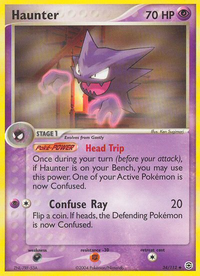 Haunter (34/112) [EX: FireRed & LeafGreen] | Good Games Cannington