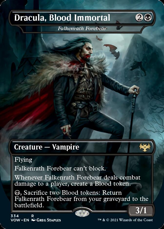 Falkenrath Forebear - Dracula, Blood Immortal [Innistrad: Crimson Vow] | Good Games Cannington