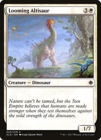 Looming Altisaur [Ixalan] | Good Games Cannington