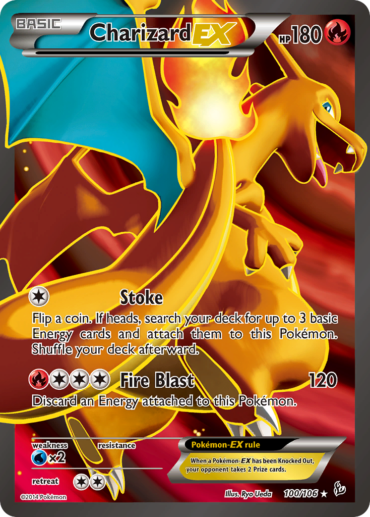 Charizard EX (100/106) [XY: Flashfire] | Good Games Cannington