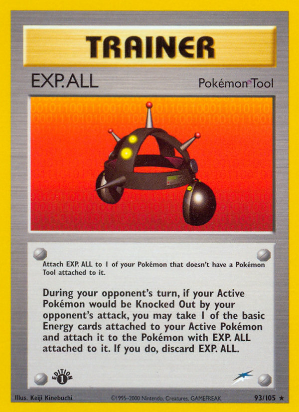 EXP.ALL (93/105) [Neo Destiny 1st Edition] | Good Games Cannington