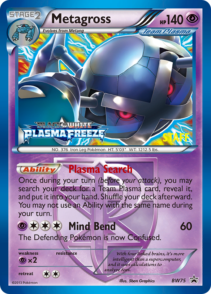 Metagross (BW75) [Black & White: Black Star Promos] | Good Games Cannington