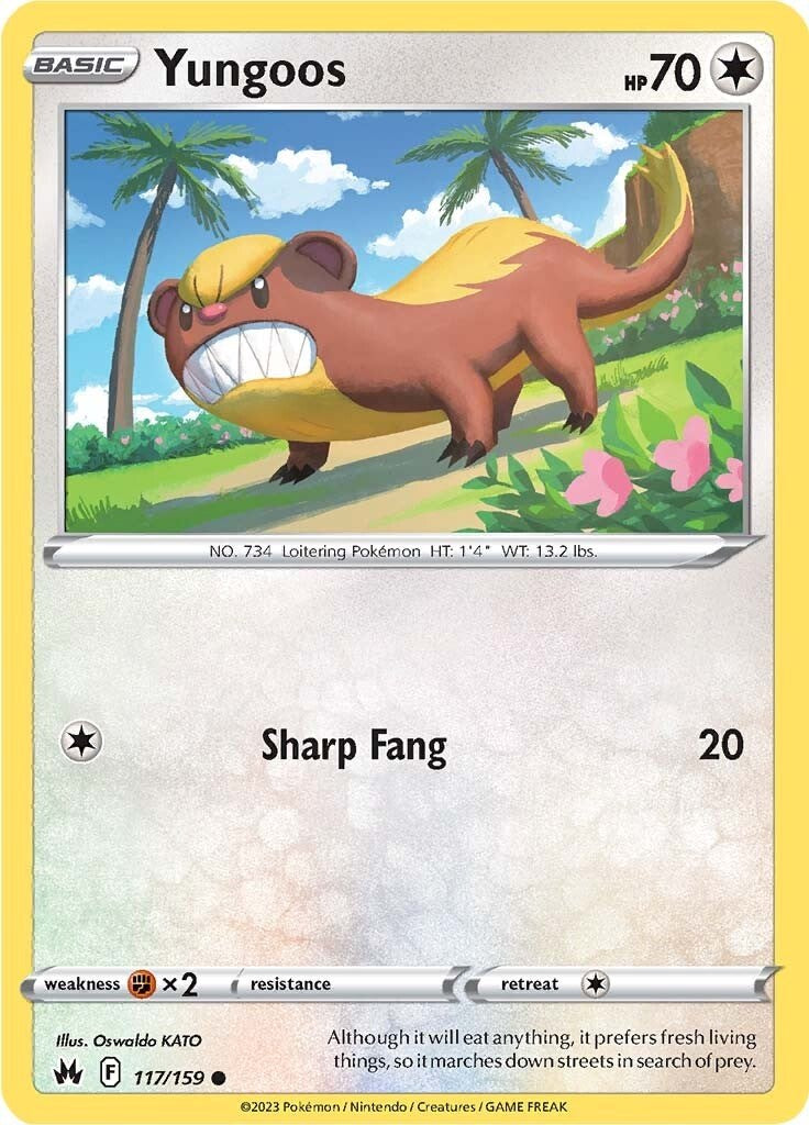 Yungoos (117/159) [Sword & Shield: Crown Zenith] | Good Games Cannington