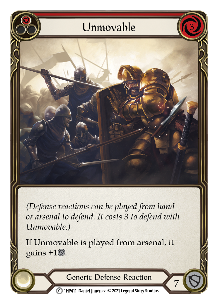 Unmovable (Red) [1HP411] | Good Games Cannington