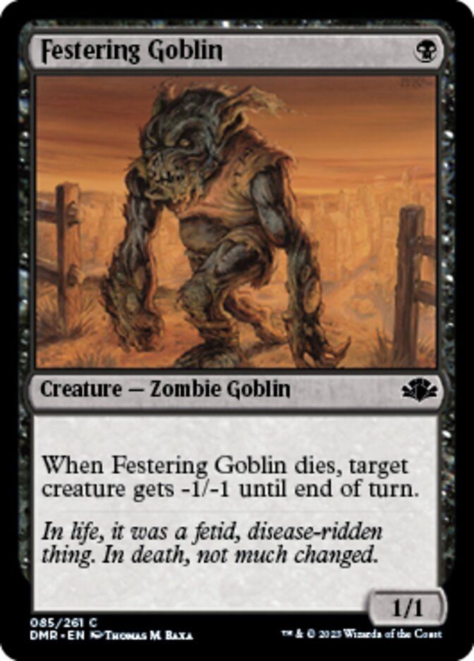 Festering Goblin [Dominaria Remastered] | Good Games Cannington