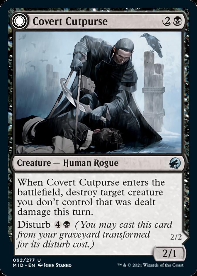 Covert Cutpurse // Covetous Geist [Innistrad: Midnight Hunt] | Good Games Cannington