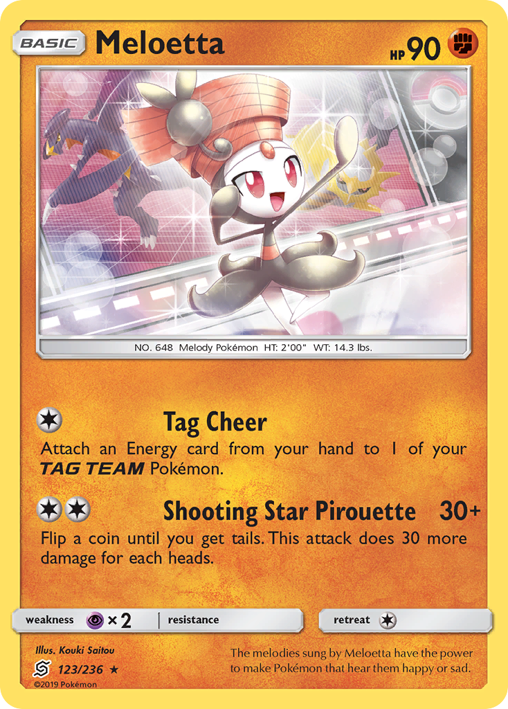 Meloetta (123/236) [Sun & Moon: Unified Minds] | Good Games Cannington