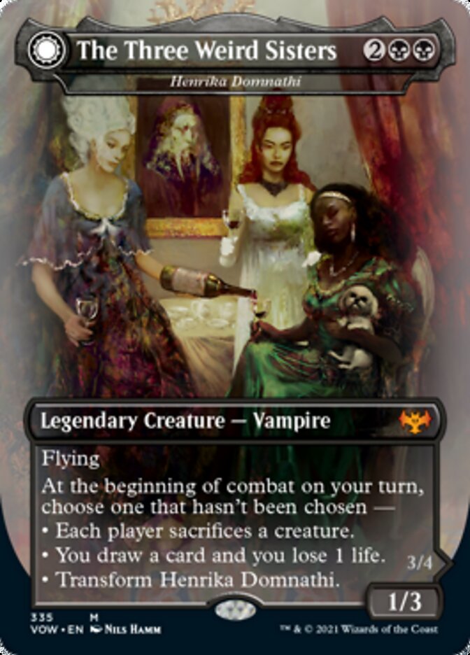 Henrika Domnathi // Henrika, Infernal Seer - The Three Weird Sisters // Fiends of Darkest Night [Innistrad: Crimson Vow] | Good Games Cannington
