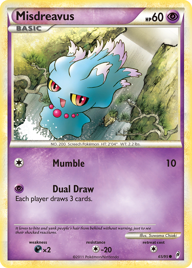Misdreavus (65/95) [HeartGold & SoulSilver: Call of Legends] | Good Games Cannington