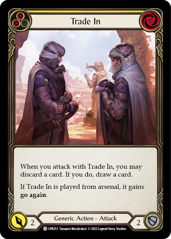 Trade In (Yellow) [UPR213] (Uprising)  Rainbow Foil | Good Games Cannington
