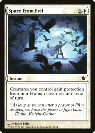 Spare from Evil [Innistrad] | Good Games Cannington