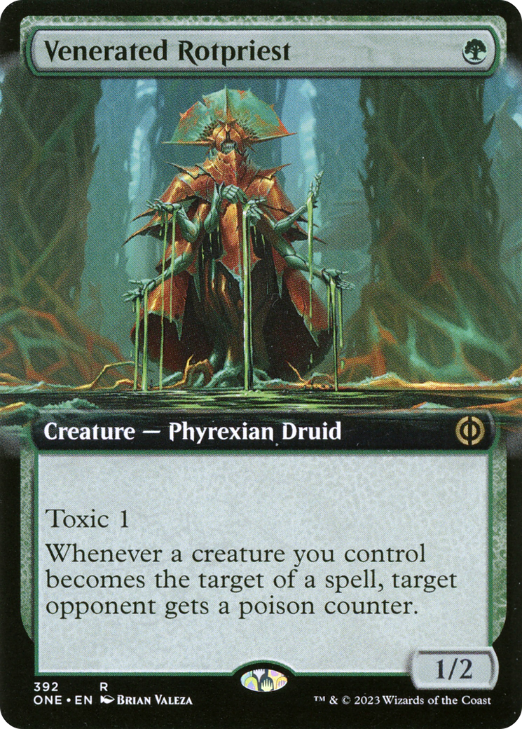 Venerated Rotpriest (Extended Art) [Phyrexia: All Will Be One] | Good Games Cannington