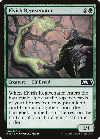 Elvish Rejuvenator [Core Set 2019] | Good Games Cannington