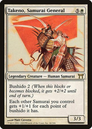 Takeno, Samurai General [Champions of Kamigawa] | Good Games Cannington