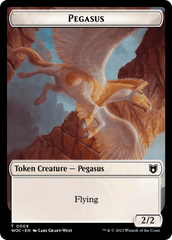 Pirate // Pegasus Double-Sided Token [Wilds of Eldraine Commander Tokens] | Good Games Cannington