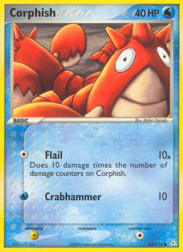 Corphish (63/110) [EX: Holon Phantoms] | Good Games Cannington