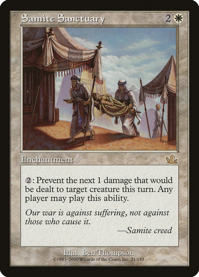 Samite Sanctuary [Prophecy] | Good Games Cannington