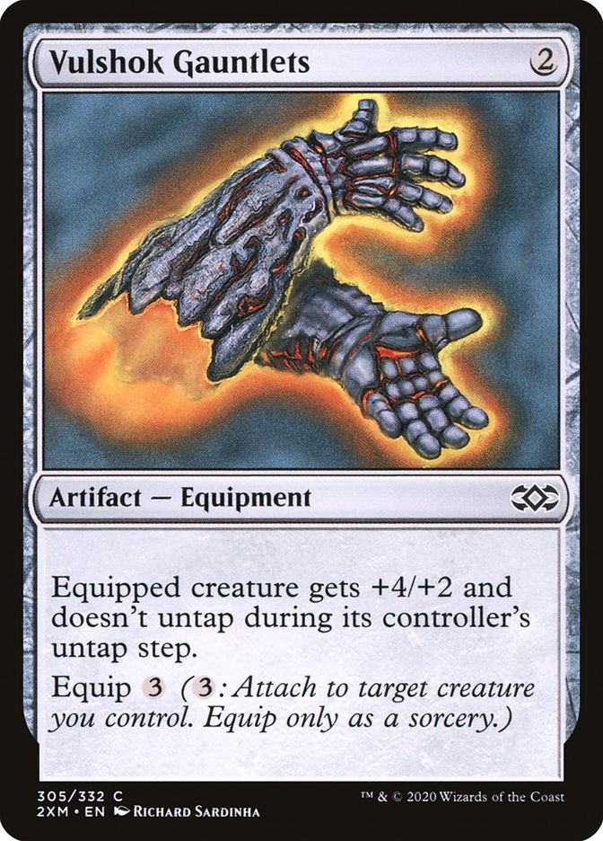Vulshok Gauntlets [Double Masters] | Good Games Cannington