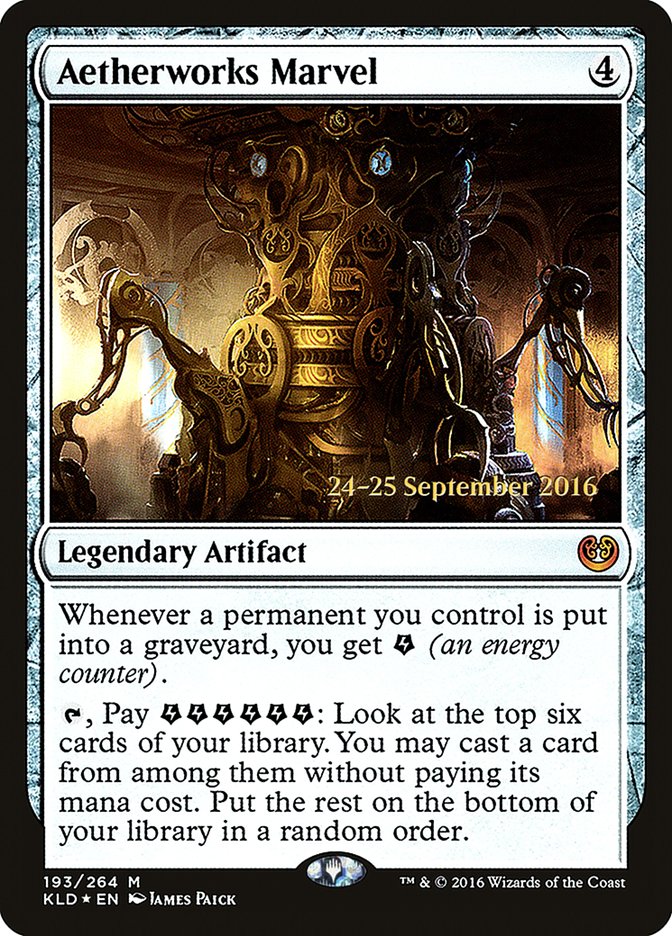 Aetherworks Marvel [Kaladesh Prerelease Promos] | Good Games Cannington