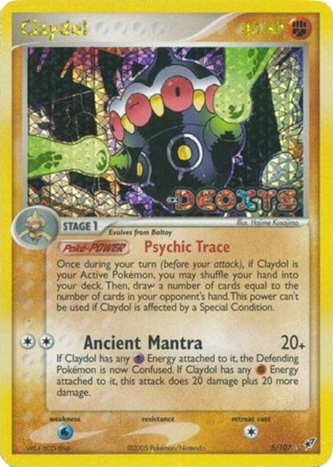 Claydol (5/107) (Stamped) [EX: Deoxys] | Good Games Cannington